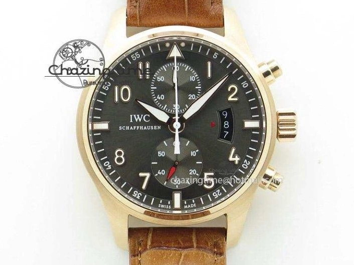 MIROTIME 0722 Neat Da Vinci IW356601 RG MKF 1:1 Best Edition White Dial On Brown Leather Strap A 7230
